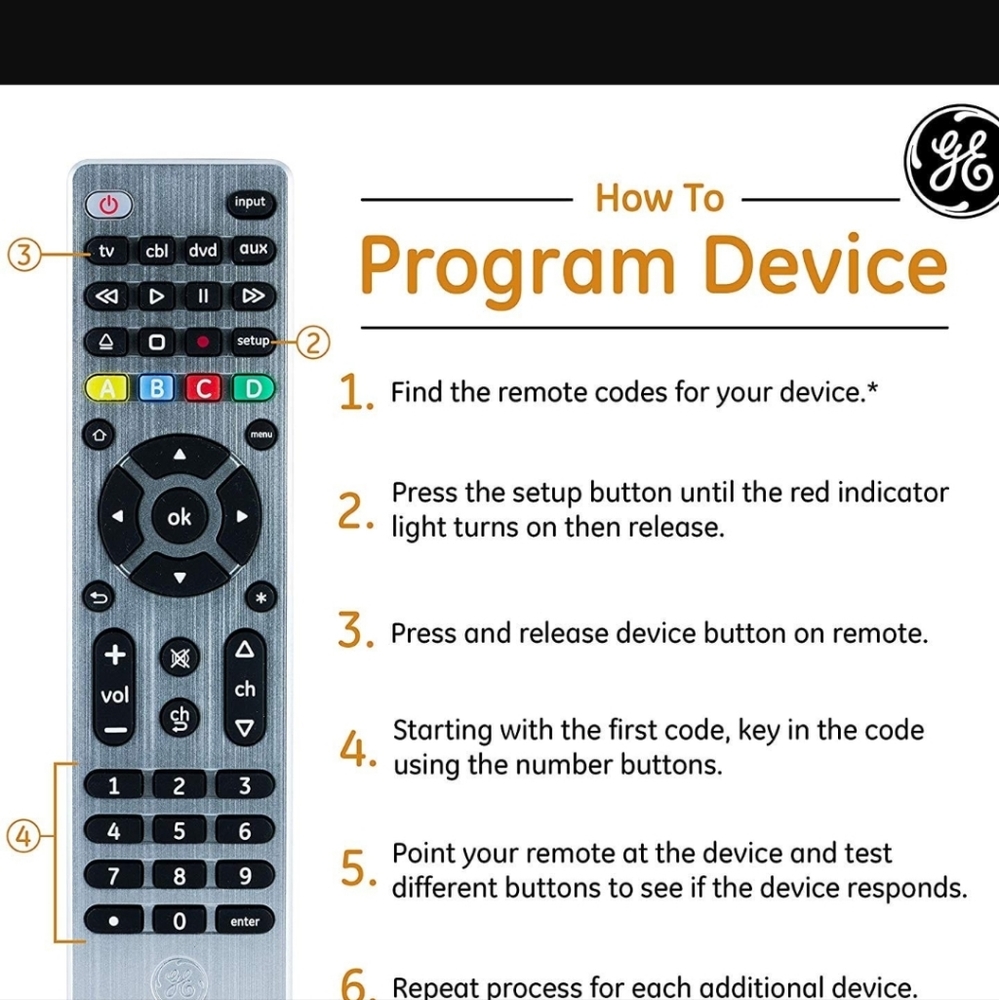 Ge universal remote - Picture 5 of 5